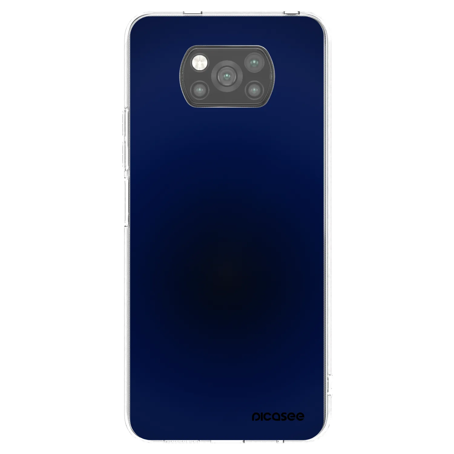 Picasee Xiaomi Poco X3 Pro Hülle - Schwarzes Silikon - Deep Ocean