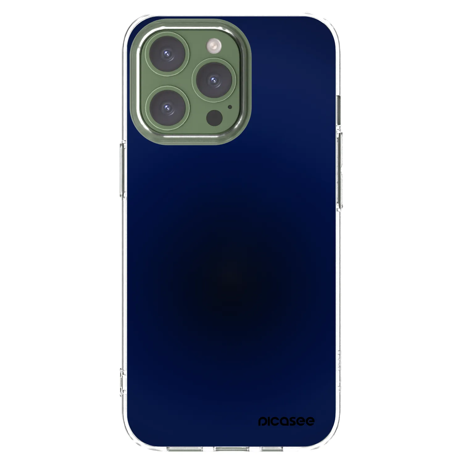 Picasee Apple iPhone 13 Pro Hülle - Transparentes Silikon - Deep Ocean