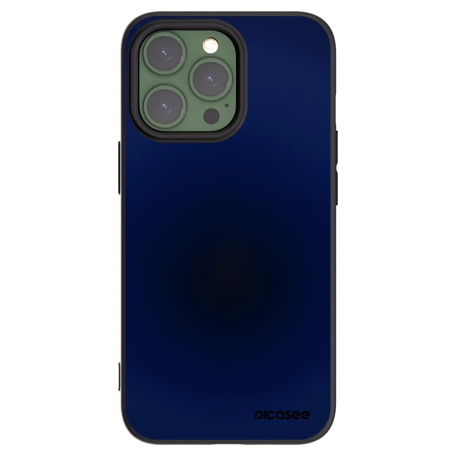 Picasee Apple iPhone 13 Pro Hülle - Schwarzes Silikon - Deep Ocean