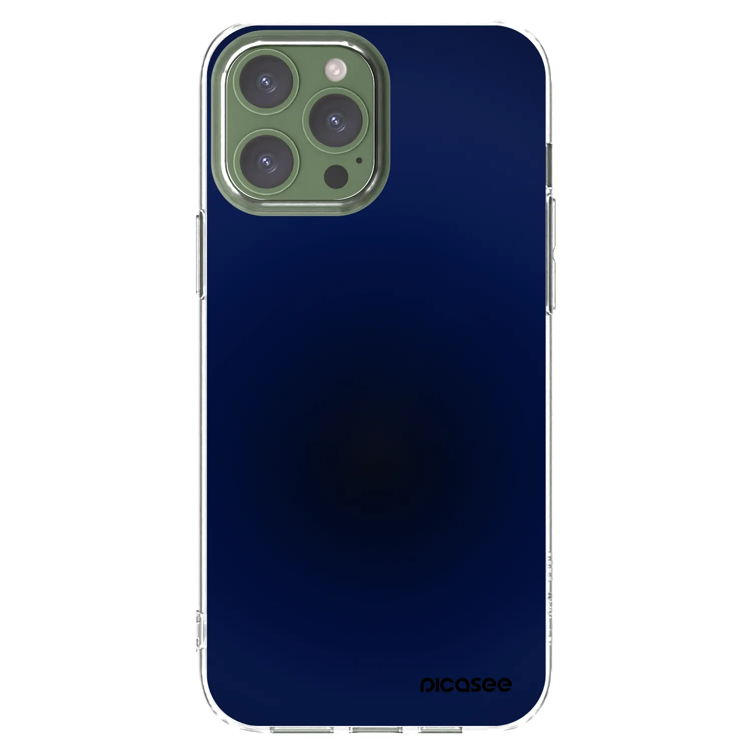 Picasee Apple iPhone 13 Pro Max Hülle - Transparentes Silikon - Deep Ocean