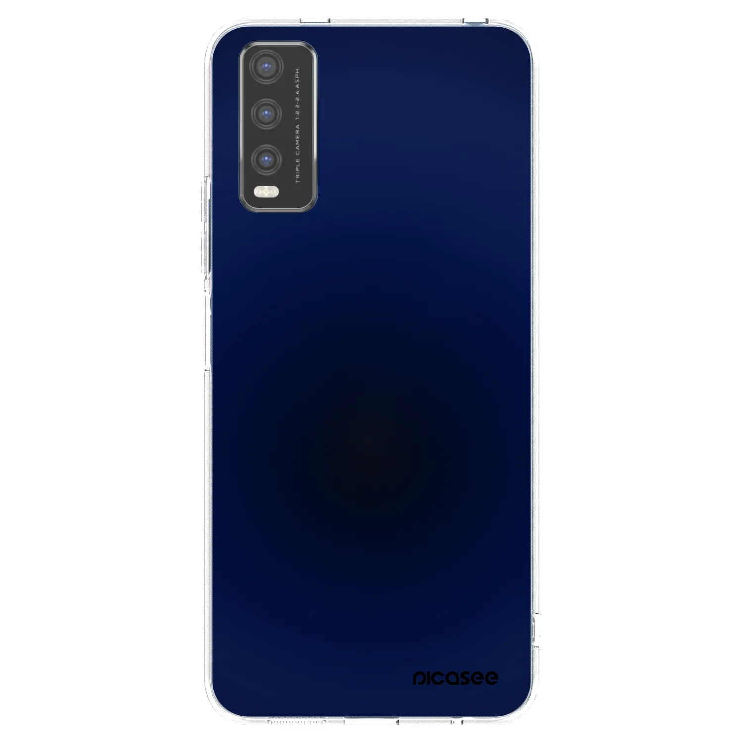 Picasee Vivo Y20s Hülle - Transparentes Silikon - Deep Ocean