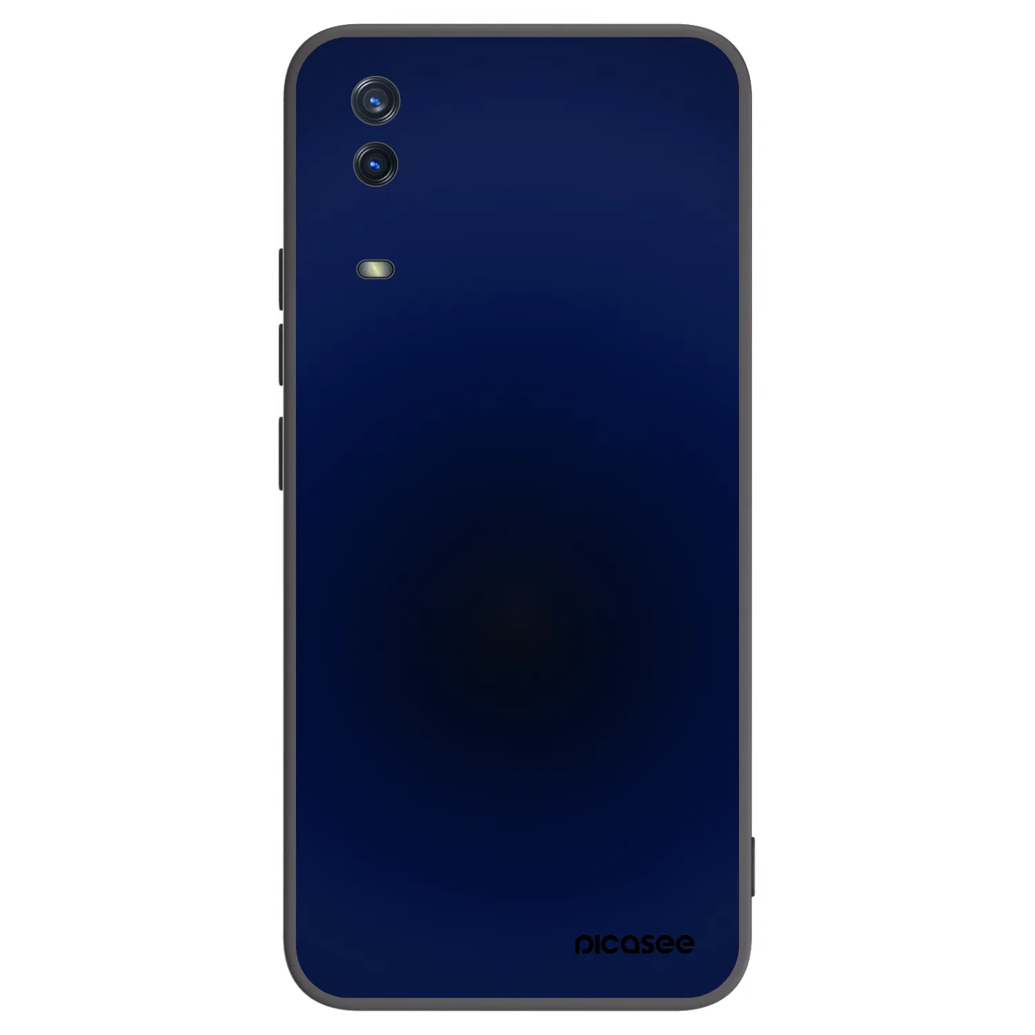 Picasee Vivo Y11s Hülle - Schwarzes Silikon - Deep Ocean