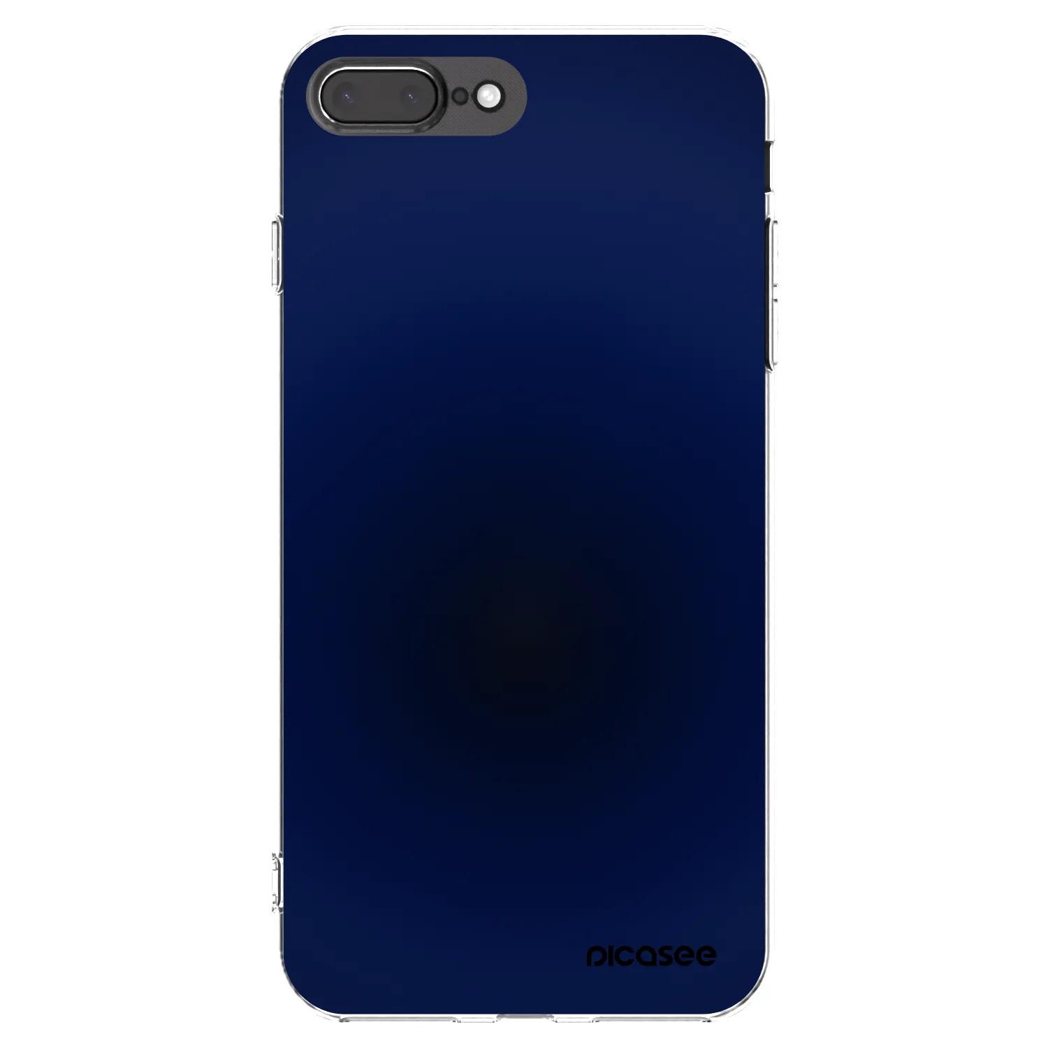 Picasee Apple iPhone 7 Plus Hülle - Transparentes Silikon - Deep Ocean
