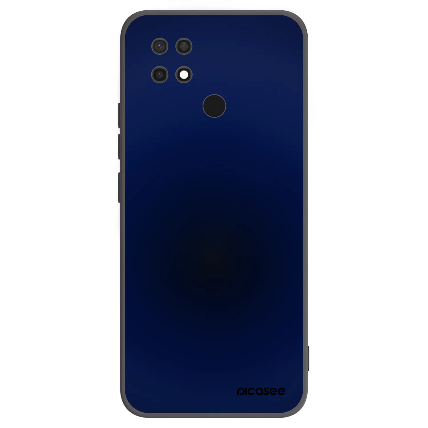Picasee Xiaomi Redmi 10C Hülle - Schwarzes Silikon - Deep Ocean