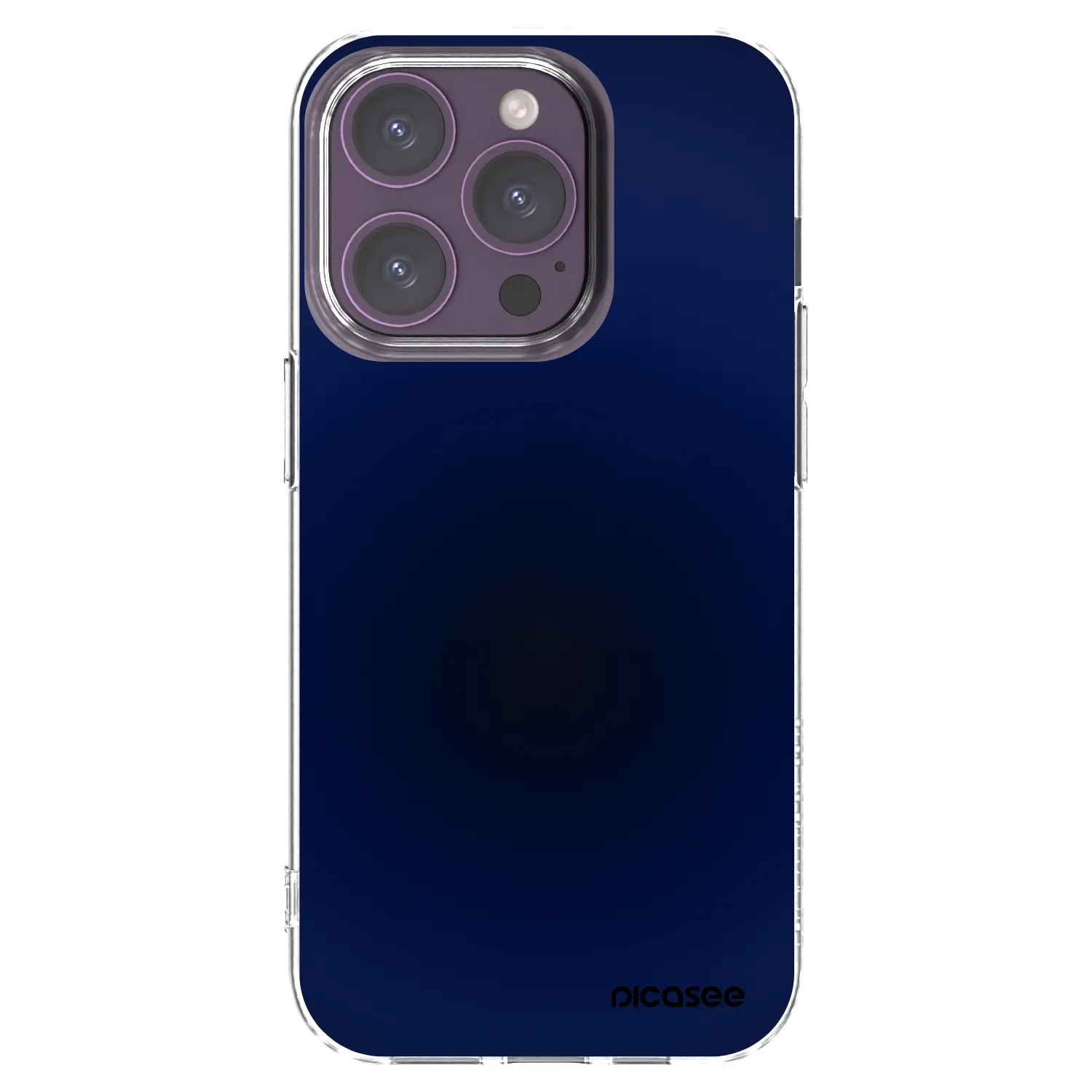 Picasee Apple iPhone 14 Pro Hülle - Transparentes Silikon - Deep Ocean