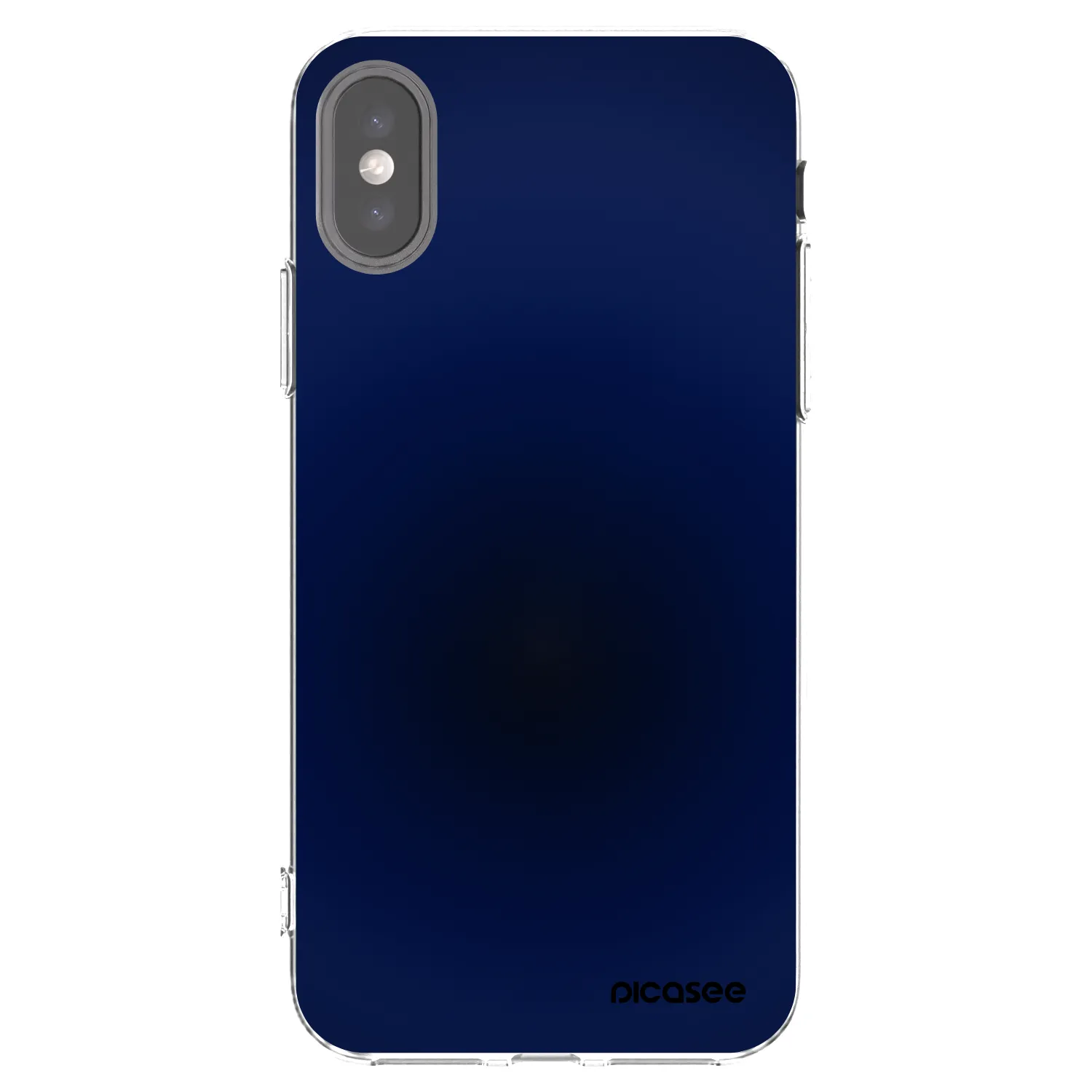 Picasee Apple iPhone X/XS Hülle - Transparentes Silikon - Deep Ocean