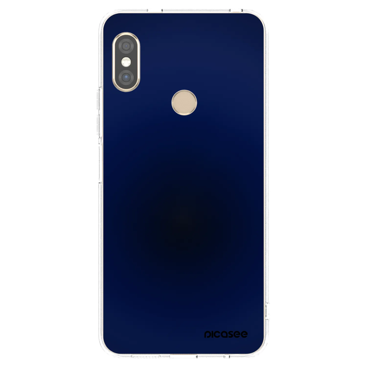 Picasee Xiaomi Redmi Note 5 Global Hülle - Transparentes Silikon - Deep Ocean