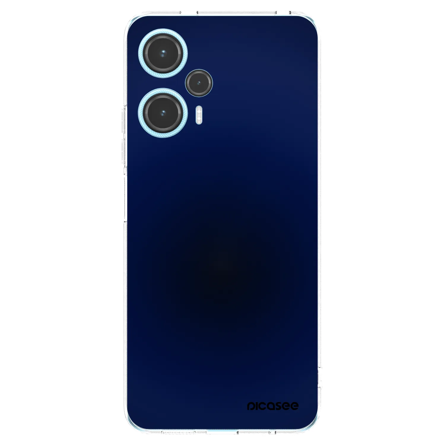 Picasee Xiaomi Poco F5 Hülle - Transparentes Silikon - Deep Ocean