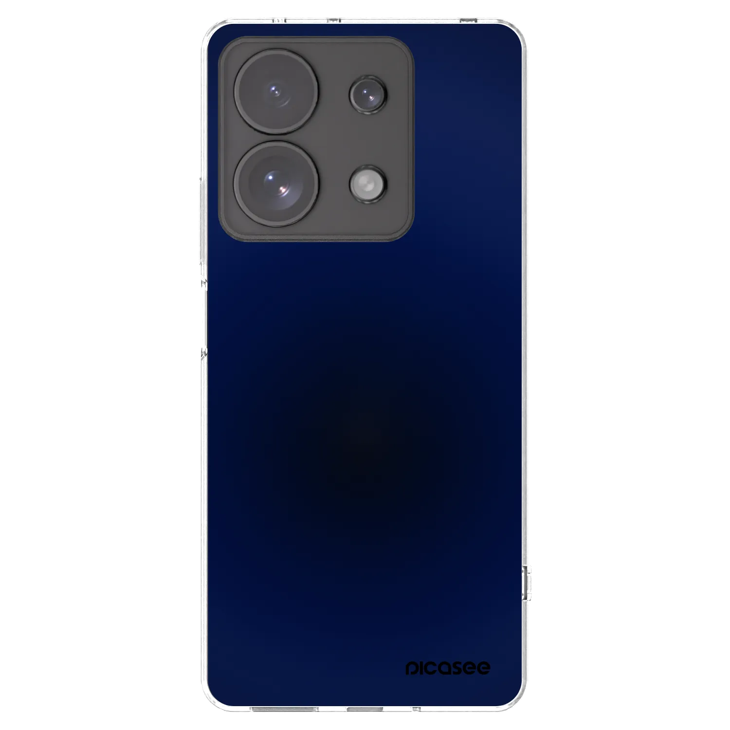 Picasee Xiaomi Redmi Note 13 Pro 4G Hülle - Transparentes Silikon - Deep Ocean