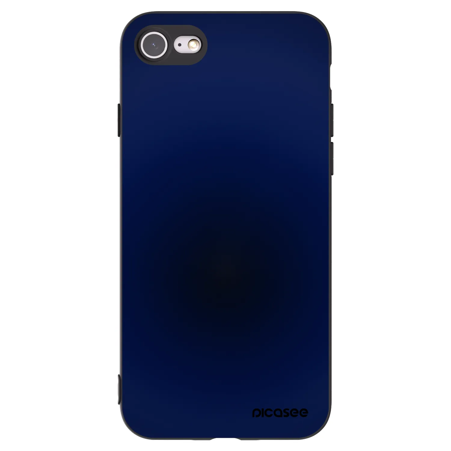 Picasee Apple iPhone 8 Hülle - Schwarzes Silikon - Deep Ocean