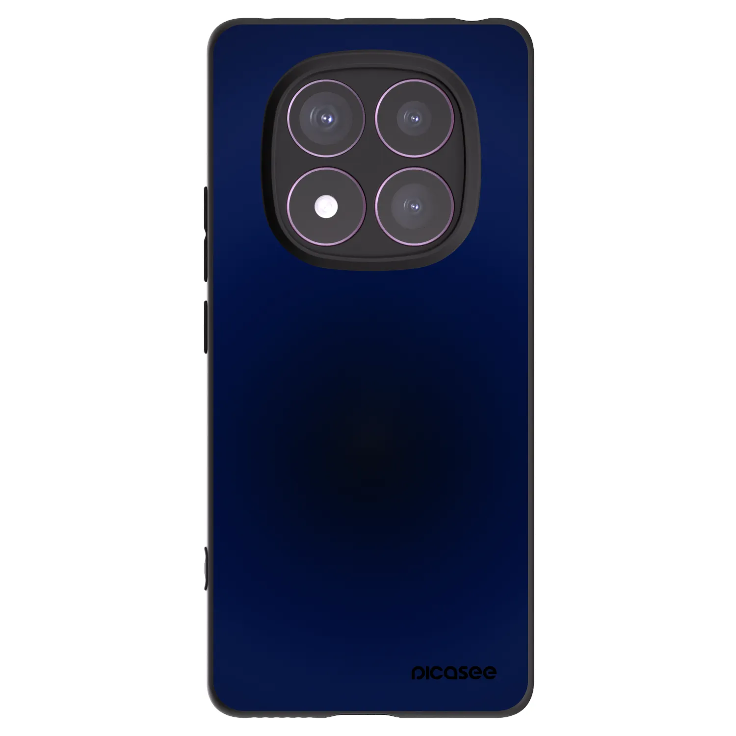 Picasee Xiaomi Redmi Note 14 Pro 4G Hülle - Schwarzes Silikon - Deep Ocean