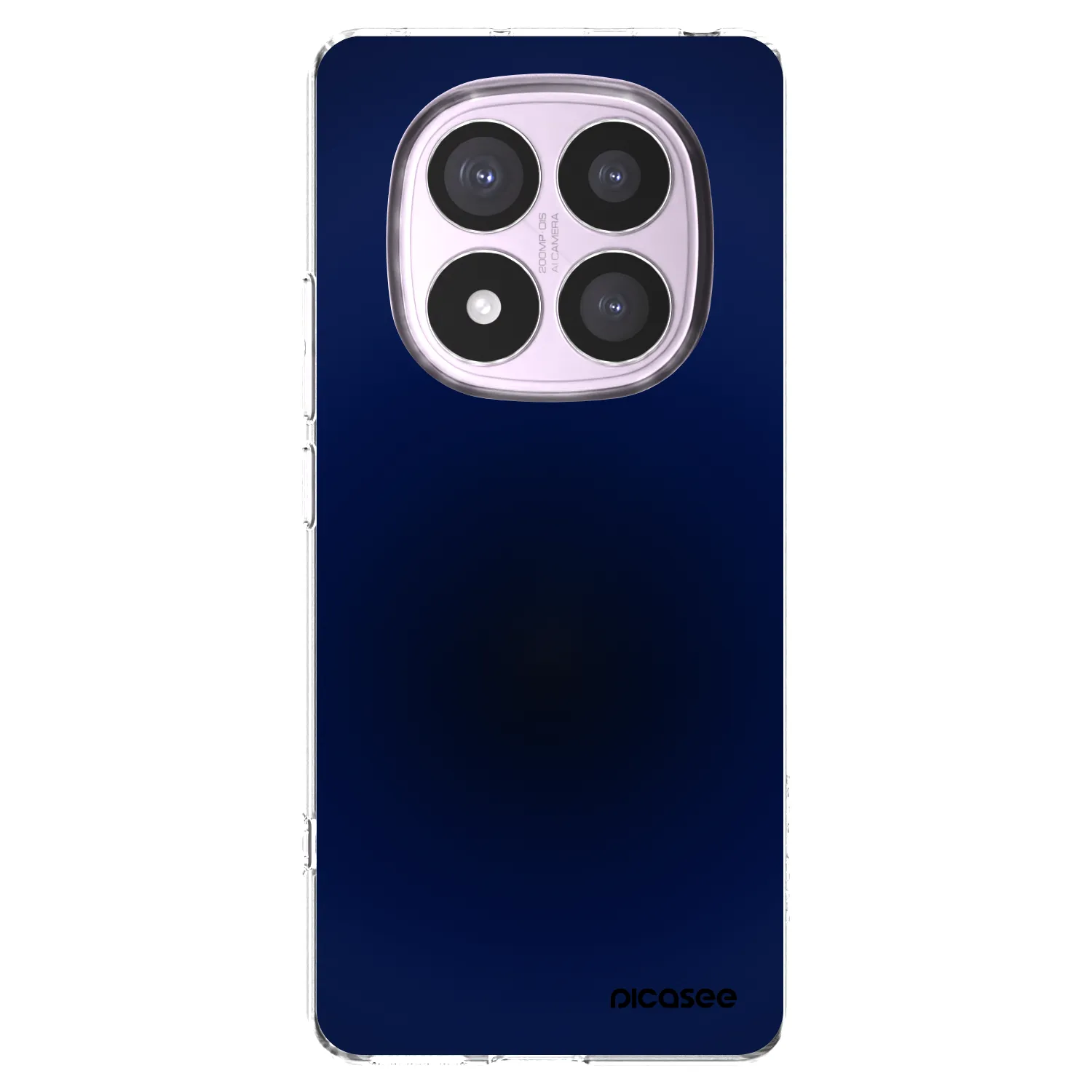 Picasee Xiaomi Redmi Note 14 Pro 4G Hülle - Transparentes Silikon - Deep Ocean
