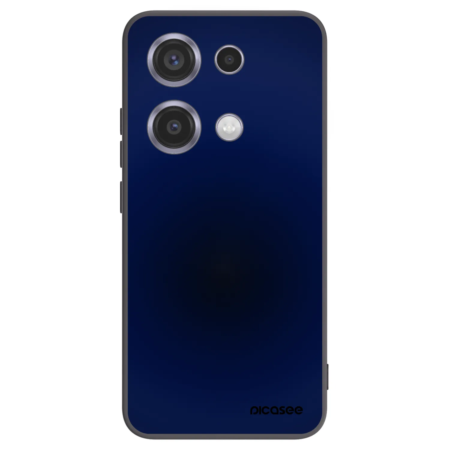 Picasee Xiaomi Redmi Note 14S Hülle - Schwarzes Silikon - Deep Ocean
