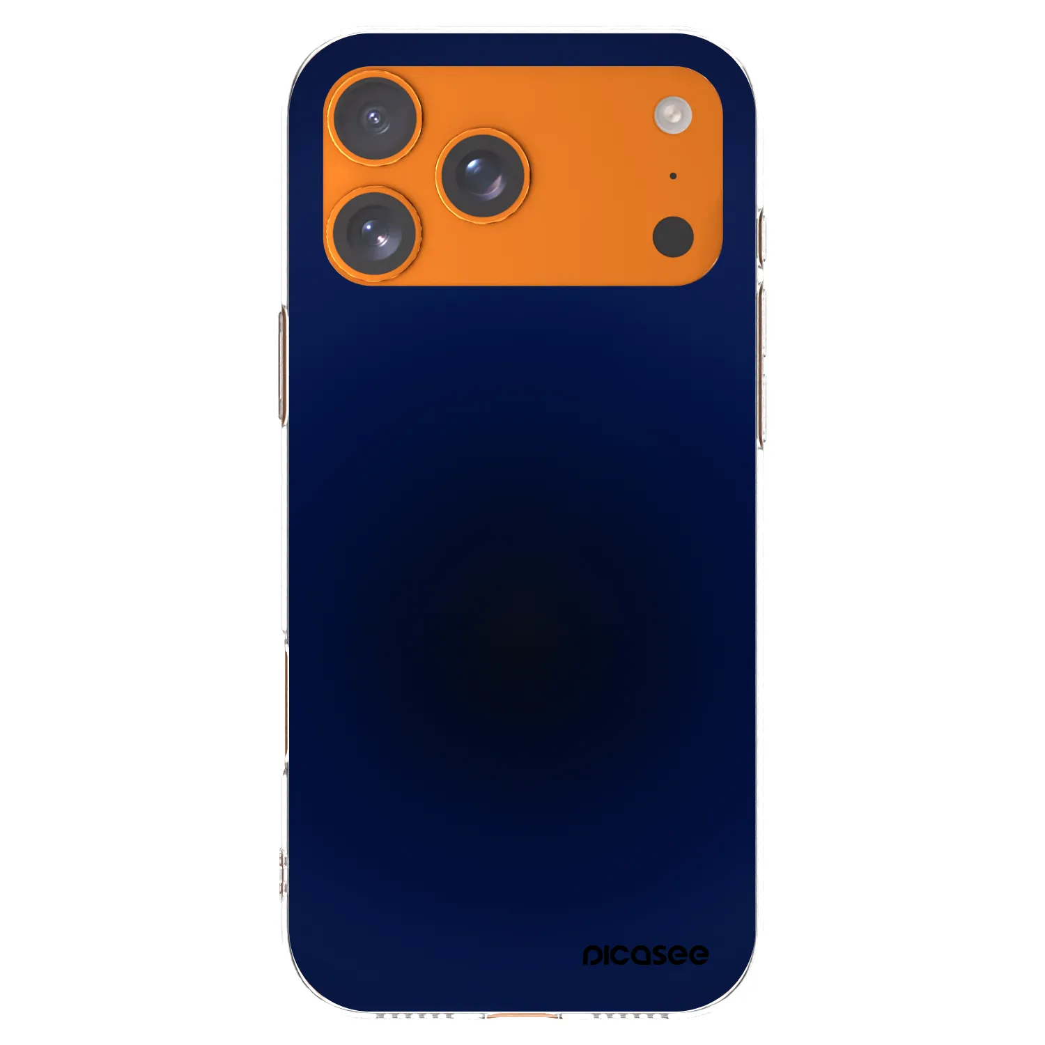 Picasee Apple iPhone 17 Pro Max Hülle - Transparentes Silikon - Deep Ocean