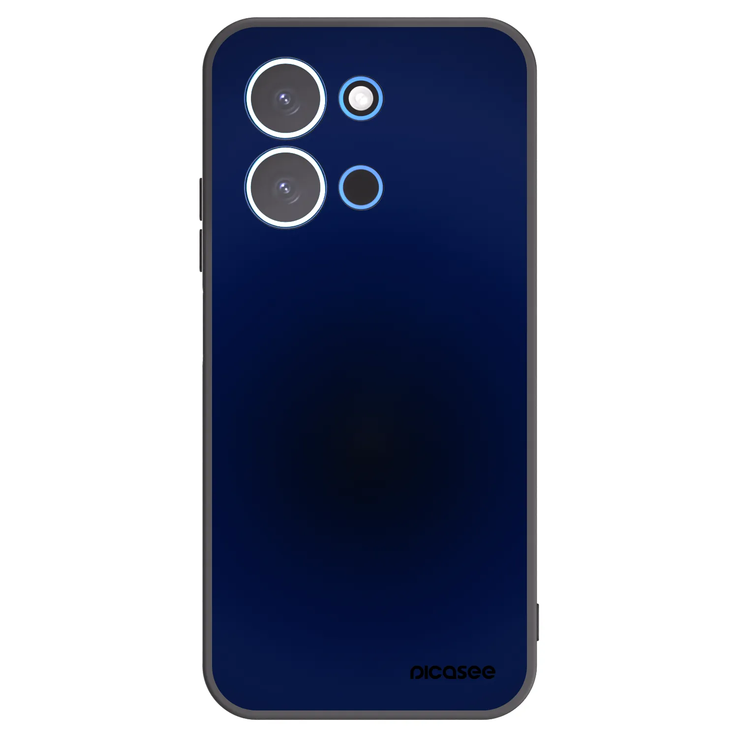 Picasee Xiaomi Redmi 15C 4G Hülle - Schwarzes Silikon - Deep Ocean