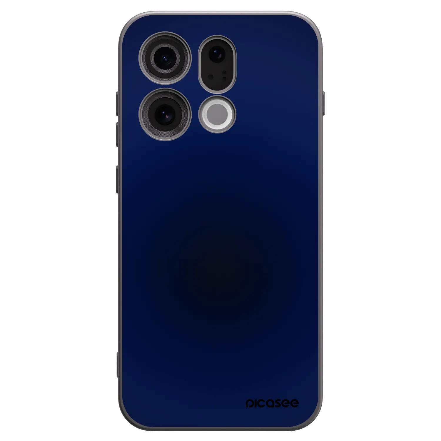 Picasee OPPO Find X9 Hülle - Schwarzes Silikon - Deep Ocean