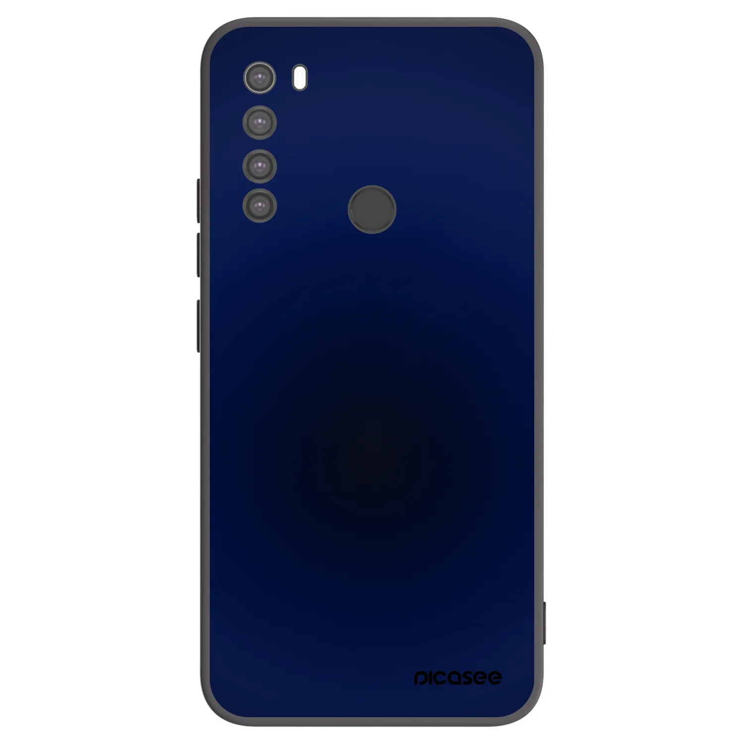 Picasee Xiaomi Redmi Note 8 Hülle - Schwarzes Silikon - Deep Ocean