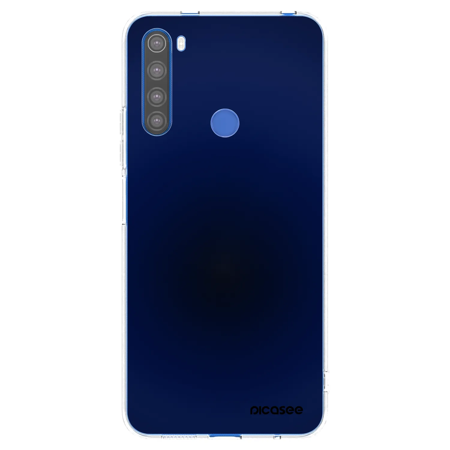 Picasee Xiaomi Redmi Note 8T Hülle - Transparentes Silikon - Deep Ocean