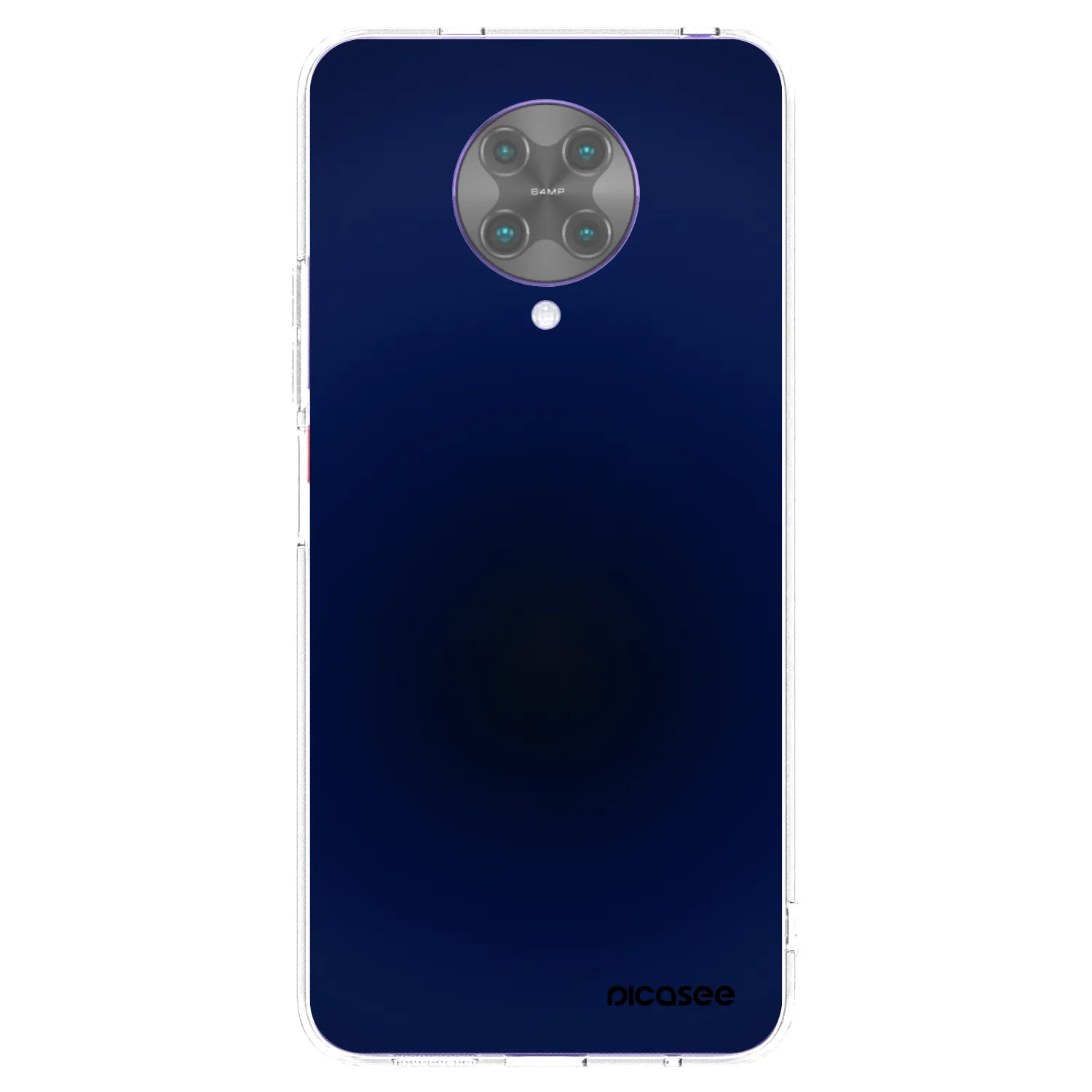 Picasee Xiaomi Poco F2 Pro Hülle - Transparentes Silikon - Deep Ocean