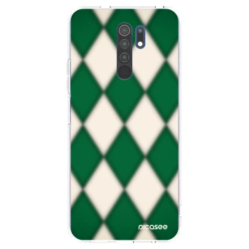 Picasee Xiaomi Redmi 9 Hülle - Transparentes Silikon - Emerald Diamond