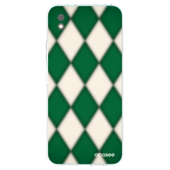 Picasee Xiaomi Redmi 9A Hülle - Schwarzes Silikon - Emerald Diamond