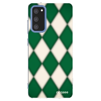 Picasee Samsung Galaxy S20 FE Hülle - Transparentes Silikon - Emerald Diamond