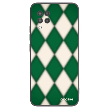 Picasee Samsung Galaxy A42 A426B Hülle - Schwarzes Silikon - Emerald Diamond