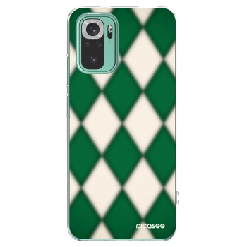 Picasee Xiaomi Redmi Note 10 Pro Hülle - Transparentes Silikon - Emerald Diamond