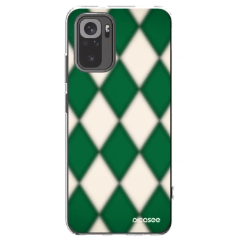 Picasee Xiaomi Redmi Note 10S Hülle - Transparentes Silikon - Emerald Diamond