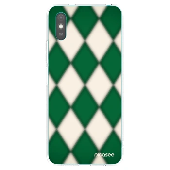 Picasee Xiaomi Redmi 9AT Hülle - Transparentes Silikon - Emerald Diamond