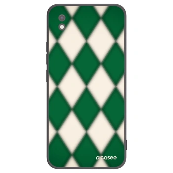 Picasee Xiaomi Redmi 9AT Hülle - Schwarzes Silikon - Emerald Diamond