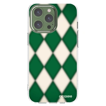 Picasee Apple iPhone 13 Pro Hülle - Transparentes Silikon - Emerald Diamond