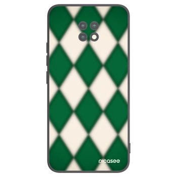 Picasee Xiaomi Redmi Note 9T Hülle - Schwarzes Silikon - Emerald Diamond