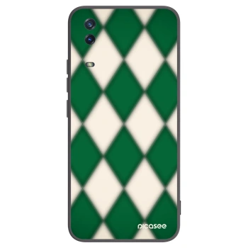 Picasee Vivo Y11s Hülle - Schwarzes Silikon - Emerald Diamond