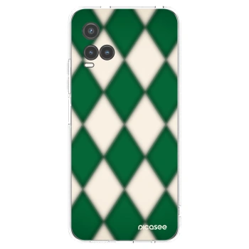 Picasee Vivo Y33s Hülle - Transparentes Silikon - Emerald Diamond