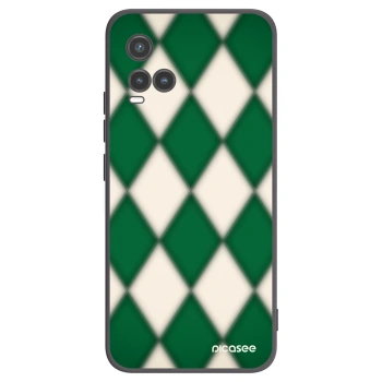 Picasee Vivo Y33s Hülle - Schwarzes Silikon - Emerald Diamond
