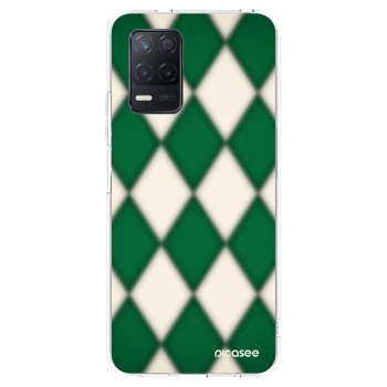 Picasee Realme 8 5G Hülle - Transparentes Silikon - Emerald Diamond