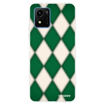 Picasee Vivo Y01 Hülle - Transparentes Silikon - Emerald Diamond