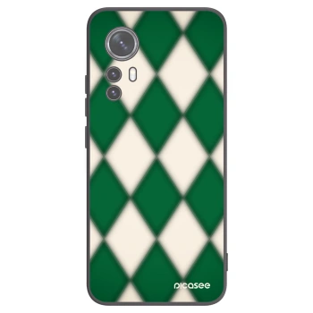 Picasee Xiaomi 12X Hülle - Schwarzes Silikon - Emerald Diamond