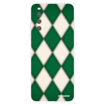 Picasee Sony Xperia 10 IV 5G Hülle - Transparentes Silikon - Emerald Diamond