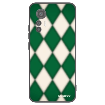 Picasee Xiaomi 12 Lite Hülle - Schwarzes Silikon - Emerald Diamond