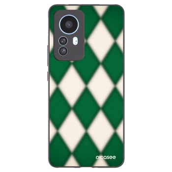 Picasee Xiaomi 12T Pro Hülle - Schwarzes Silikon - Emerald Diamond