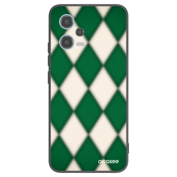 Picasee Xiaomi Redmi Note 12 5G Hülle - Schwarzes Silikon - Emerald Diamond