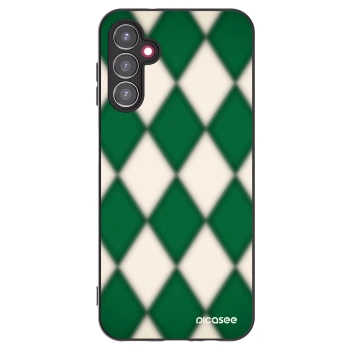 Picasee Samsung Galaxy A14 4G A145R Hülle - Schwarzes Silikon - Emerald Diamond