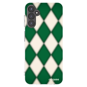 Picasee Samsung Galaxy A14 5G A146P Hülle - Transparentes Silikon - Emerald Diamond