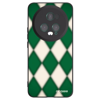 Picasee Honor Magic5 Pro Hülle - Schwarzes Silikon - Emerald Diamond