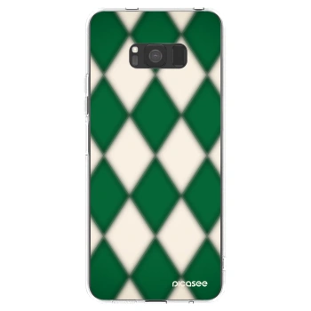 Picasee Samsung Galaxy S8 G950F Hülle - Transparentes Silikon - Emerald Diamond