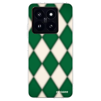 Picasee Xiaomi 14 Pro Hülle - Transparentes Silikon - Emerald Diamond