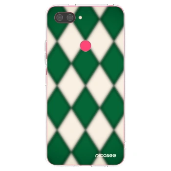 Picasee Xiaomi Mi 8 Lite Hülle - Transparentes Silikon - Emerald Diamond