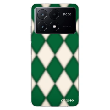 Picasee Xiaomi Poco X6 Pro Hülle - Transparentes Silikon - Emerald Diamond